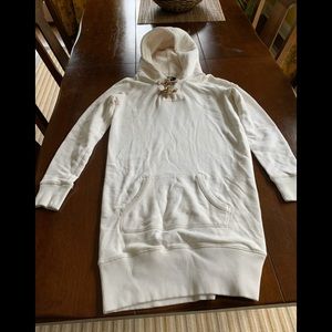 Ralph Lauren hooded girls long sweatshirt